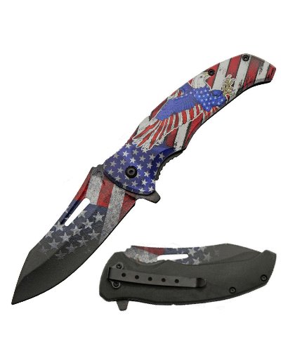 USA Flying Eagle spring assist knife